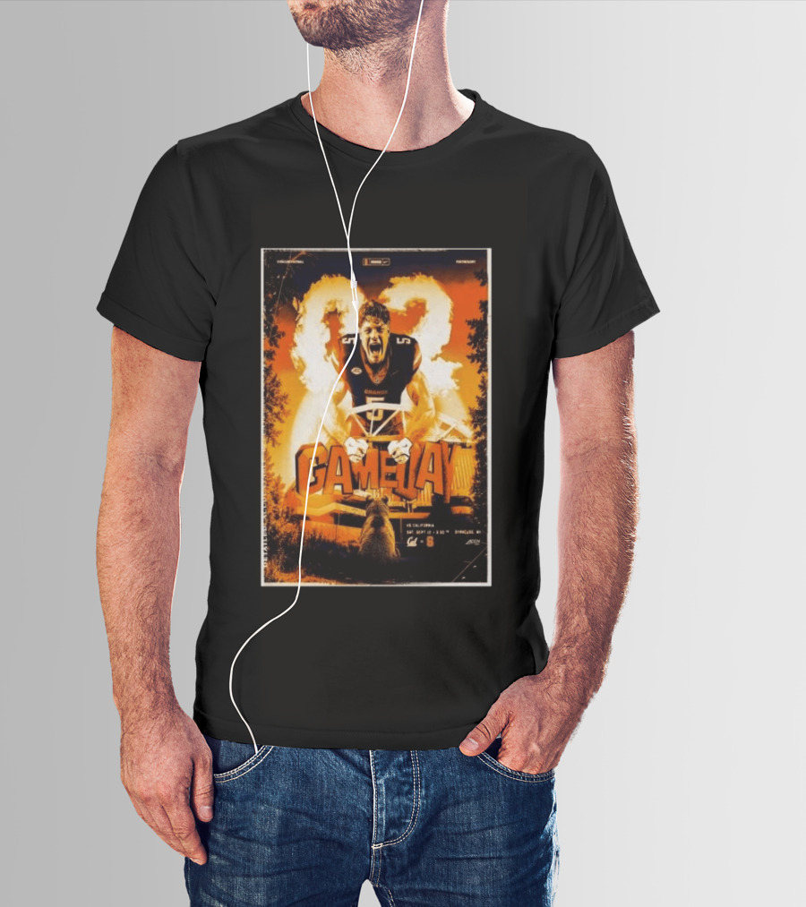 Syracuse Vs California Gameday September 12 2026 JMA Wireless Dome Syracuse NY Football T-Shirt