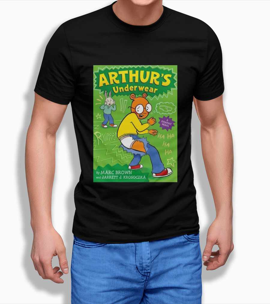 ARTHUR'S Underwear Graphic Novel By Marc Brown And Jarrett J. Krosoczka T-Shirt