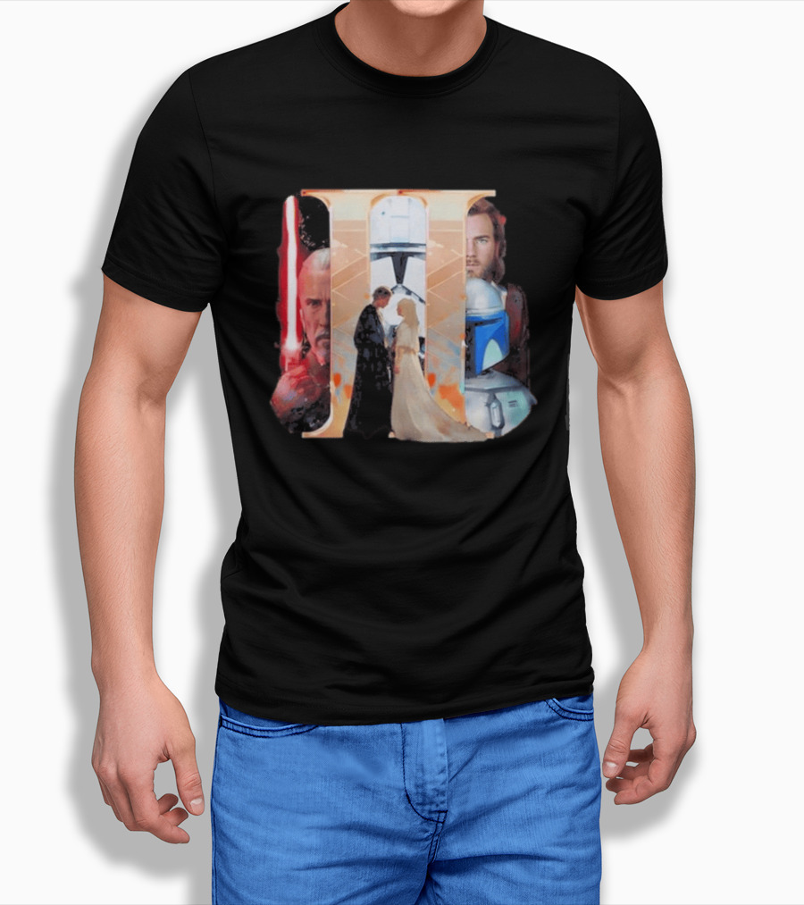 Attack Of The Clones Rebel Scum Iconic Star Wars Characters And Scenes T-Shirt