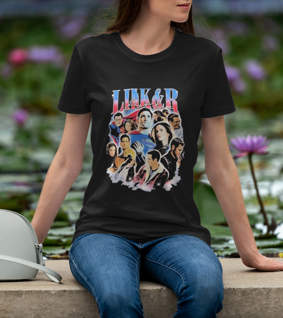 Lois&Clark Superman And Lois Lane Cape Romance T-Shirt