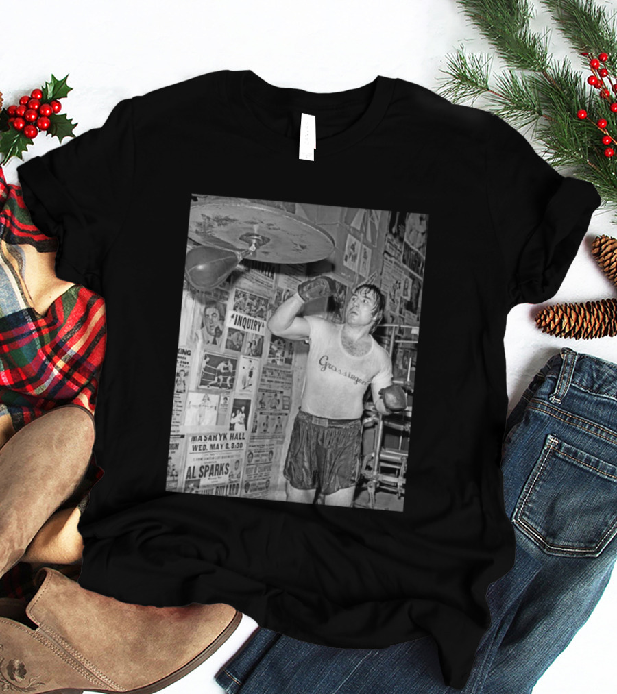 Boxing Legend George Chuvalo Training At Grossinger's Gym Historical Photograph T-Shirt