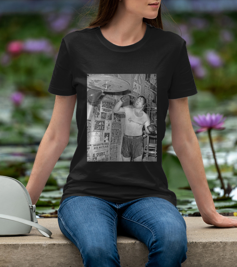 Boxing Legend George Chuvalo Training At Grossinger's Gym Historical Photograph T-Shirt