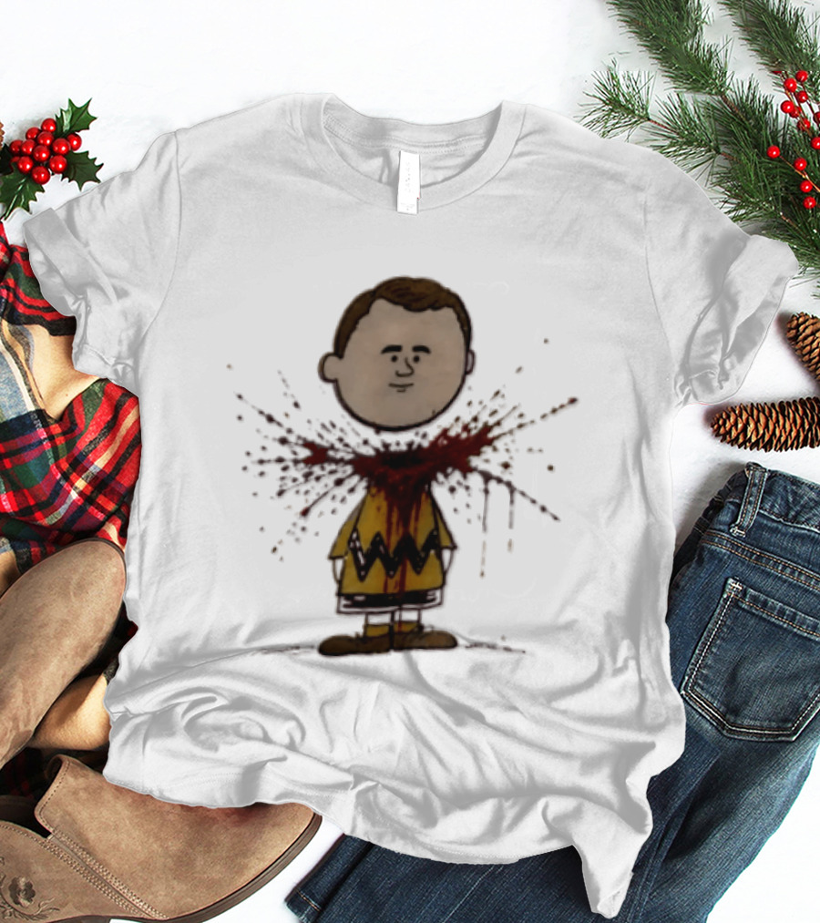 Charlie Brown Decapitated Bootleg Peanuts Scene T-Shirt