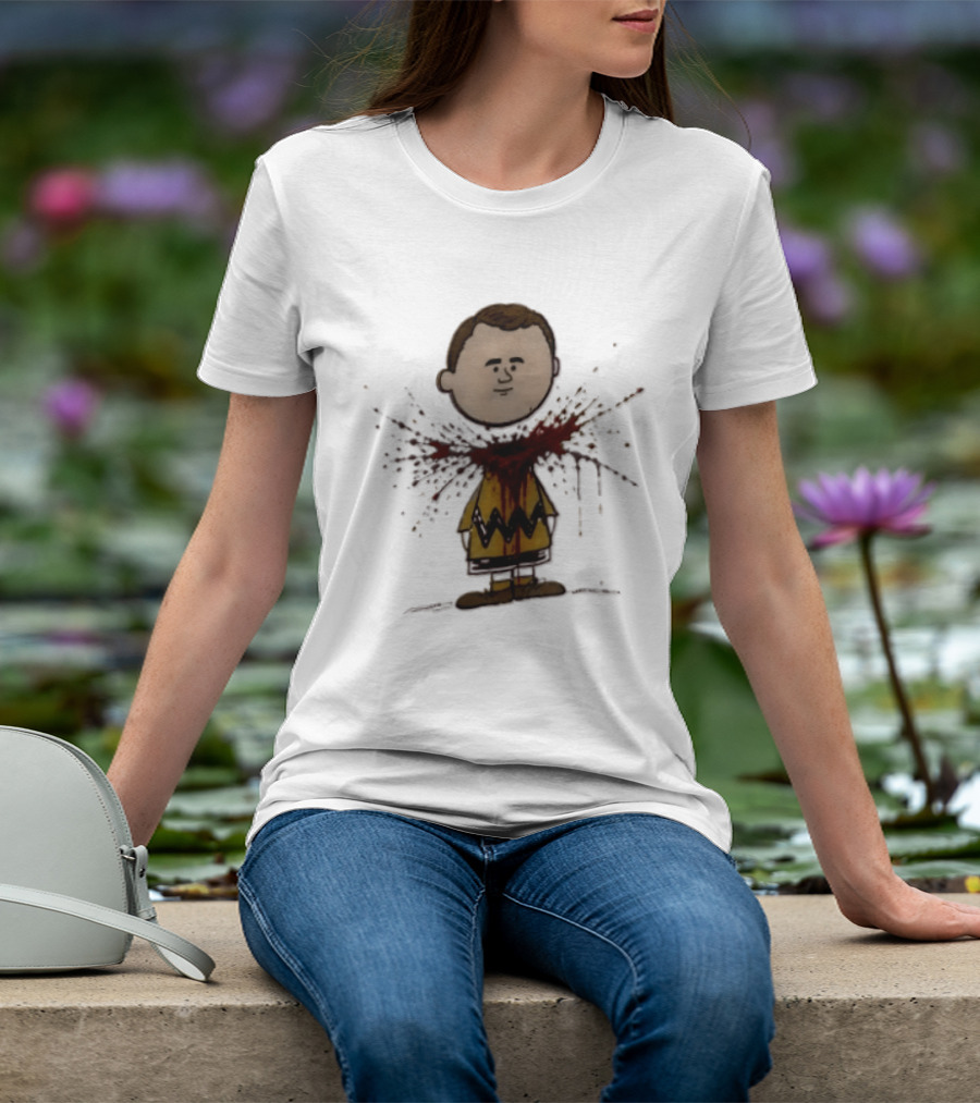 Charlie Brown Decapitated Bootleg Peanuts Scene T-Shirt