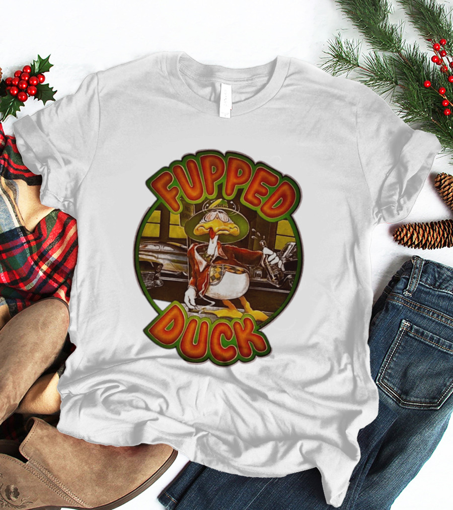 Fupped Duck Vintage Style 1979 Tipsy Cartoon Nostalgia T-Shirt