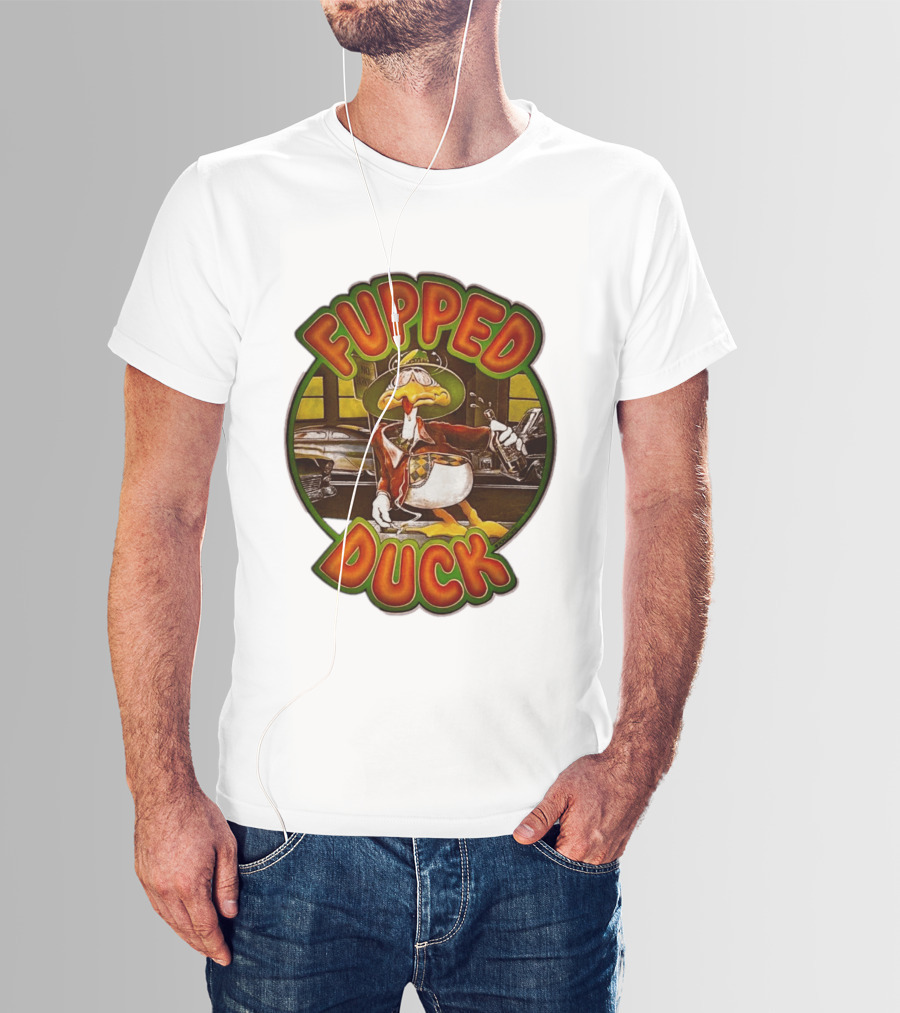 Fupped Duck Vintage Style 1979 Tipsy Cartoon Nostalgia T-Shirt