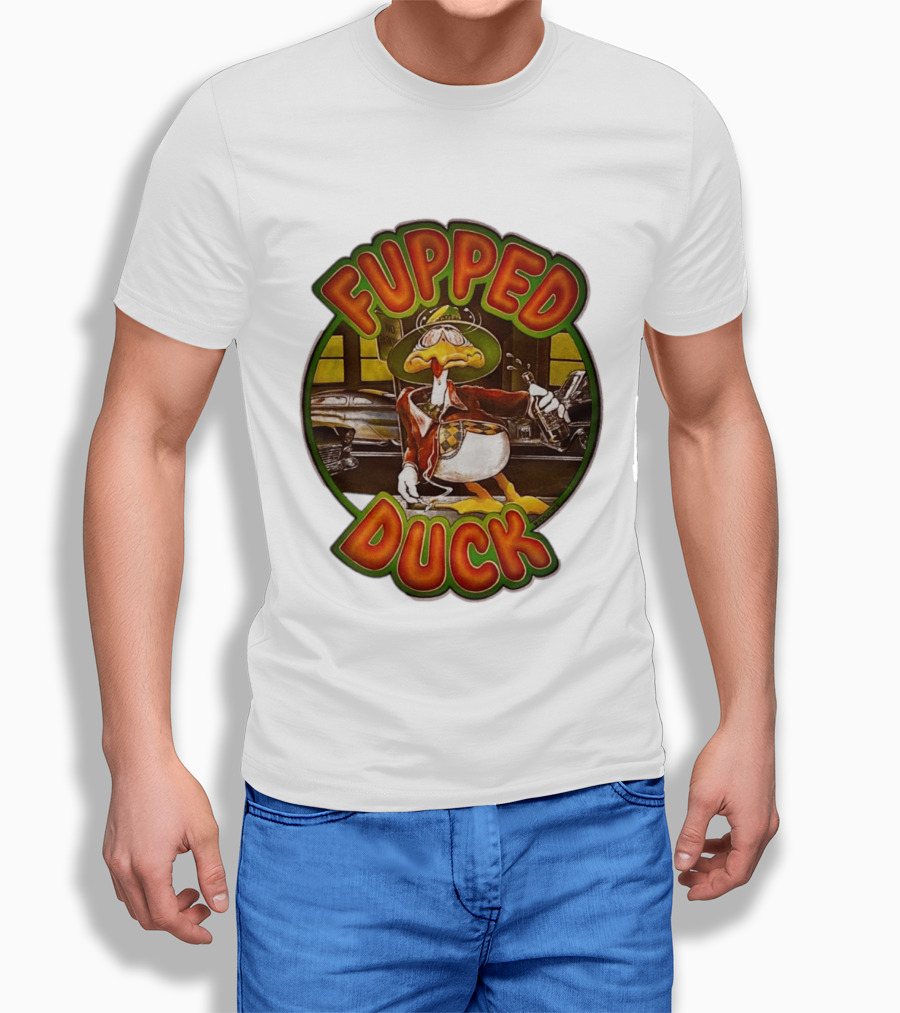 Fupped Duck Vintage Style 1979 Tipsy Cartoon Nostalgia T-Shirt