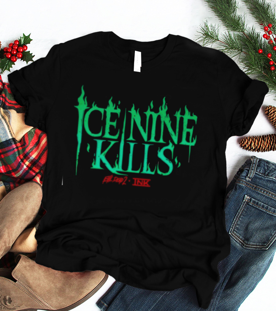 Ice Nine Kills Evil Dead 2 INK Collaboration Metalcore T-Shirt