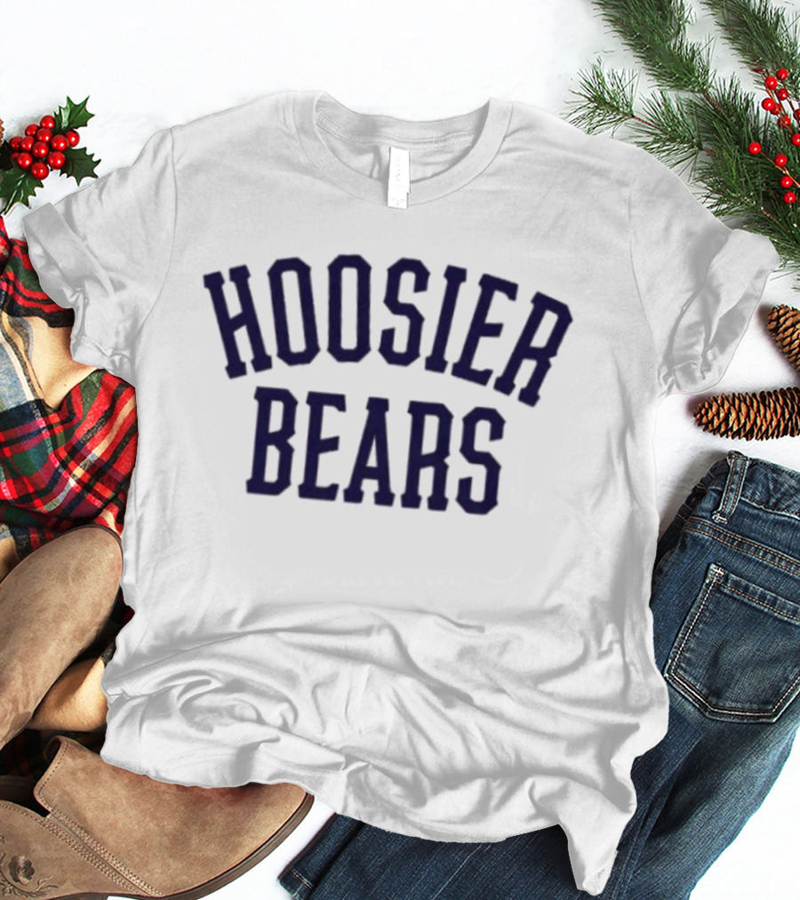 Hoosier Bears Indiana College Sports Team Fan T-Shirt
