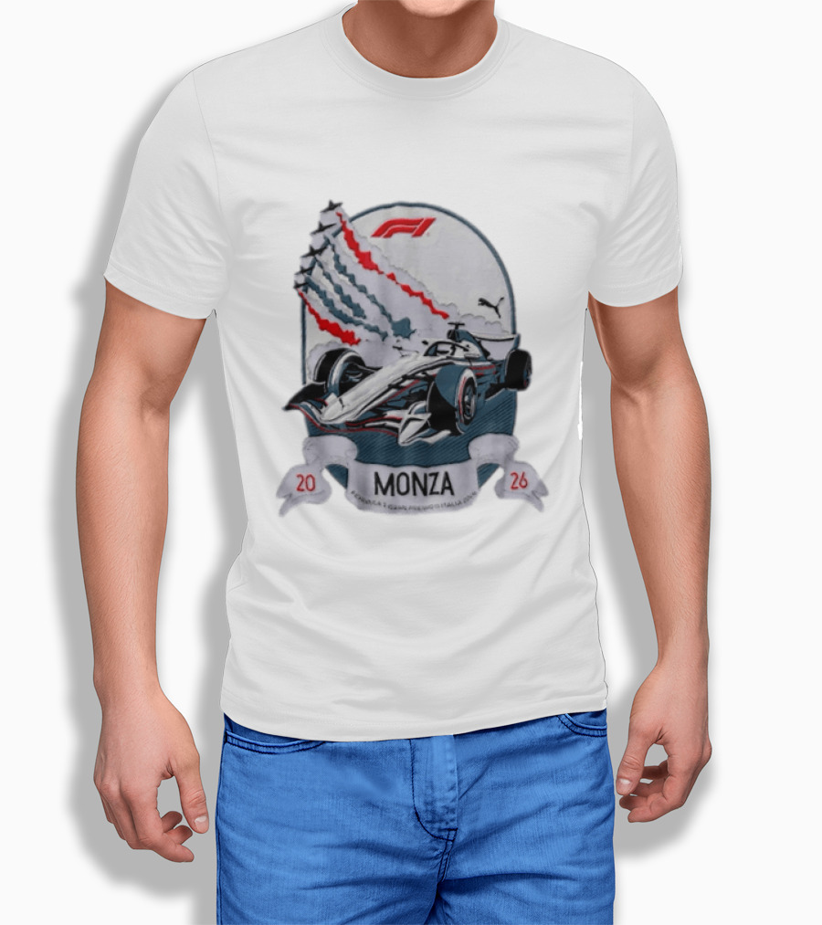 F1 Monza 2026 Italian Grand Prix Puma Racing Car T-Shirt