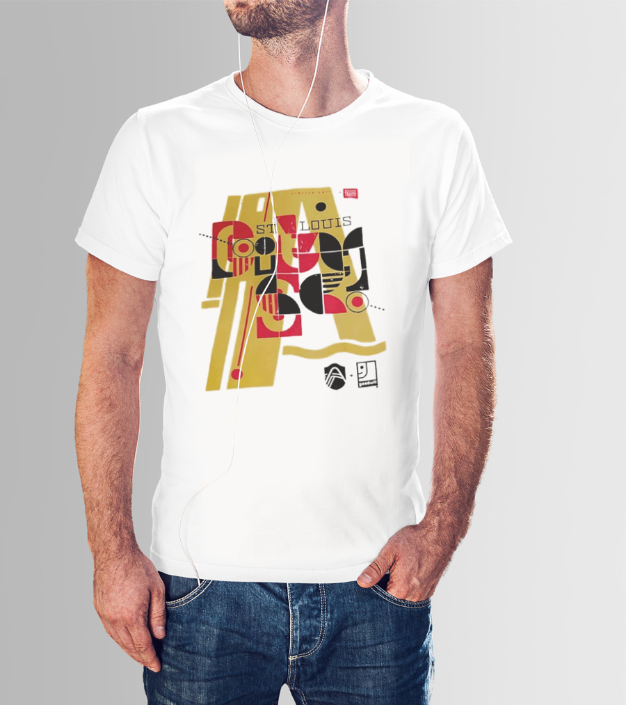 St Louis Football Limited Edition Goodwill Geometric Abstract 91 T-Shirt