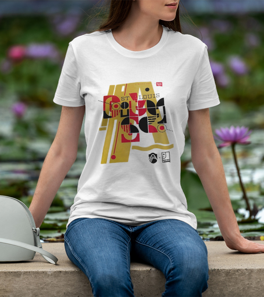 St Louis Football Limited Edition Goodwill Geometric Abstract 91 T-Shirt
