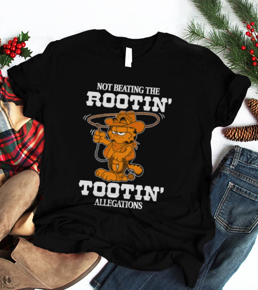 Lasagna Cat Not Beating The Rootin' Tootin' Allegations Cowboy T-Shirt