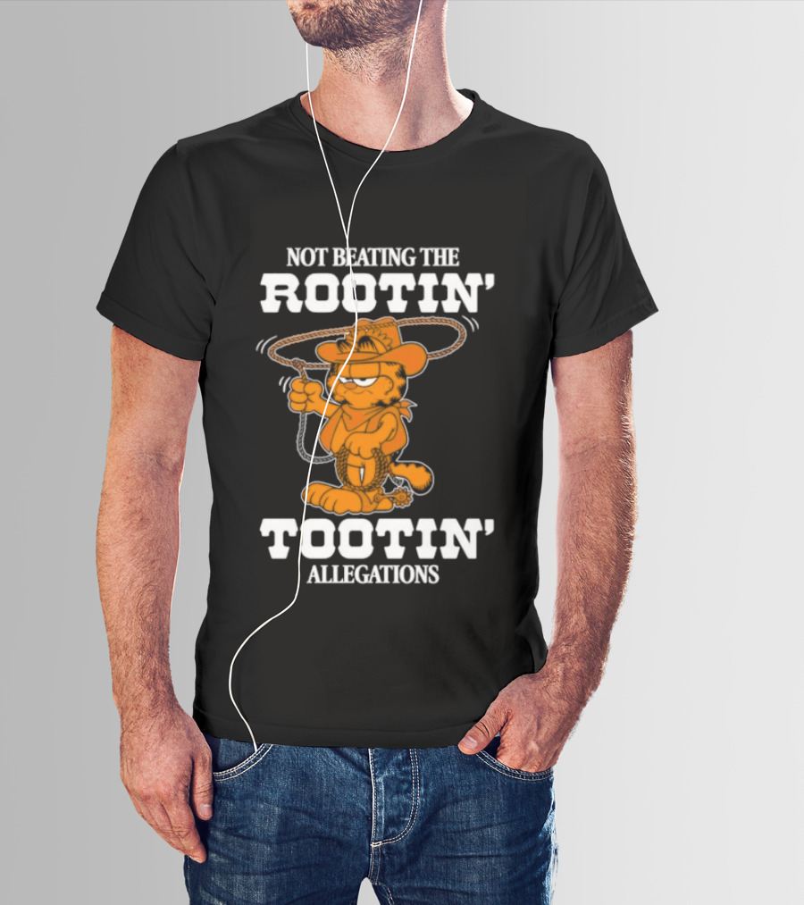 Lasagna Cat Not Beating The Rootin' Tootin' Allegations Cowboy T-Shirt