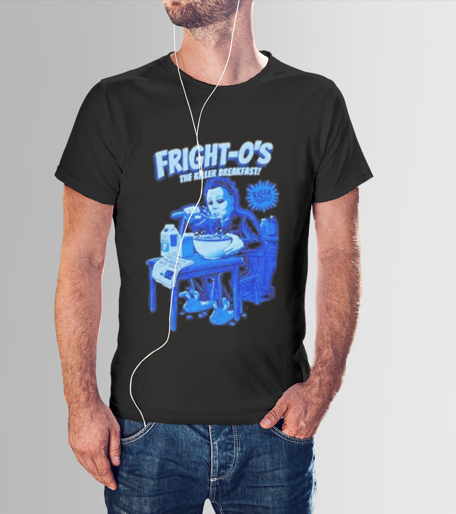 Fright O's The Killer Breakfast Cereal Halloween Michael Myers Killer Taste T-Shirt