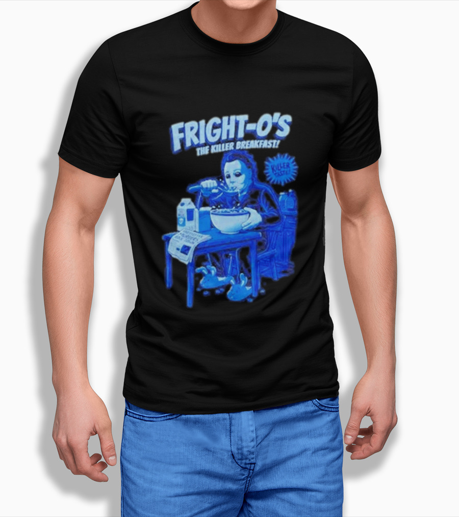 Fright O's The Killer Breakfast Cereal Halloween Michael Myers Killer Taste T-Shirt