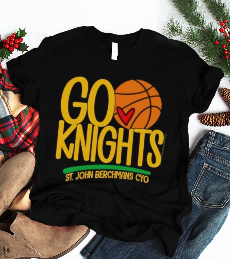 Go Knights St. John Berchmans CYO Basketball Pride T-Shirt