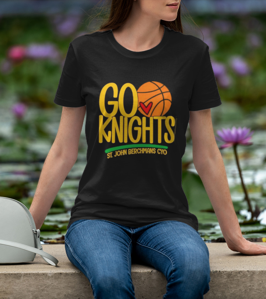 Go Knights St. John Berchmans CYO Basketball Pride T-Shirt