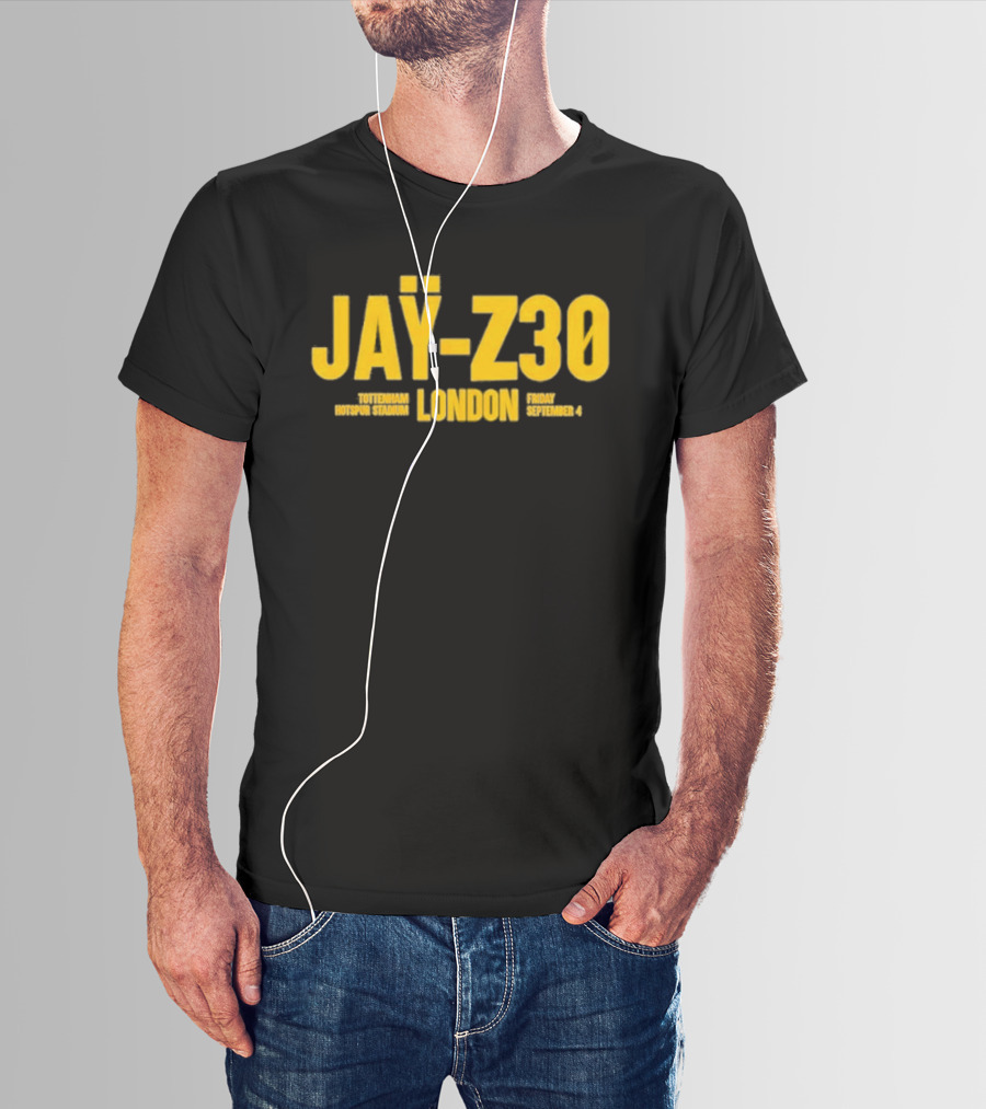 Jay Z30 Tottenham Hotspur Stadium London Friday September 4 T-Shirt