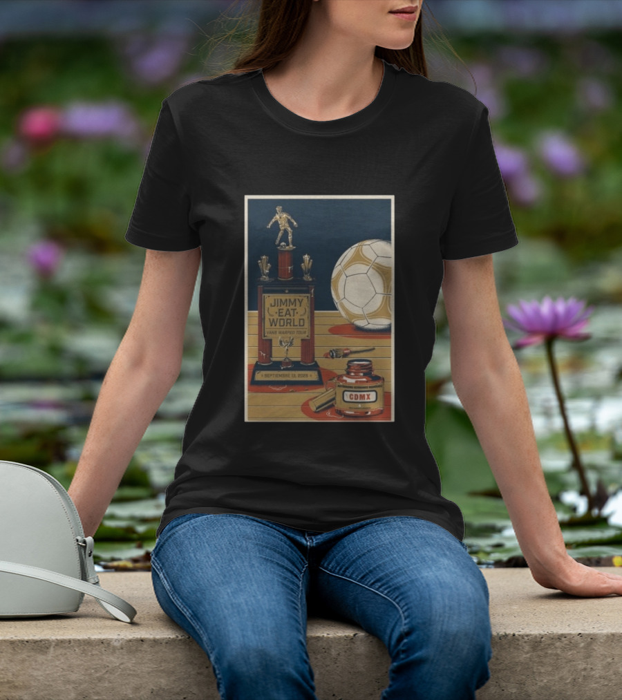 Jimmy Eat World Vans Warped Tour Mexico City September 13 2026 Autódromo Hermanos Rodríguez CDMX Soccer Trophy T-Shirt
