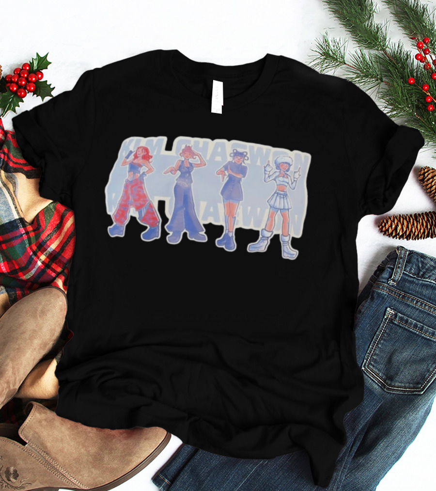 Kim Chaewon Le Sserafim K Pop Fashion Styles T-Shirt