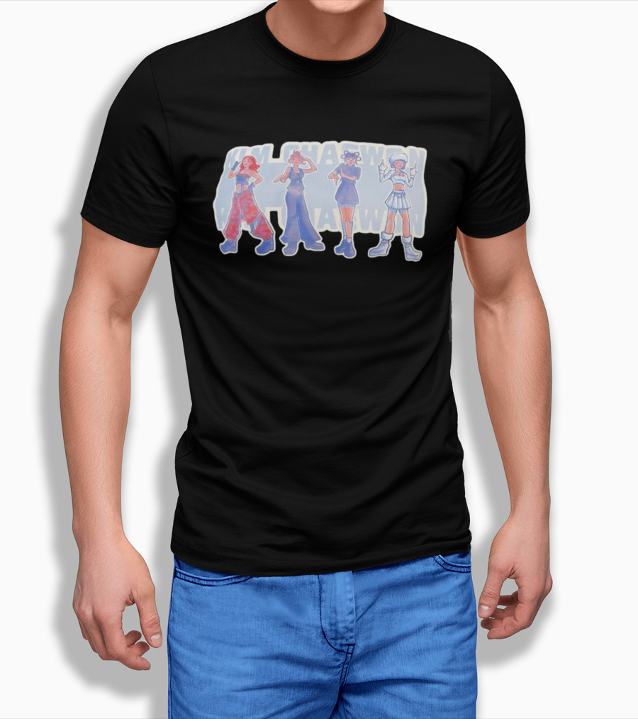 Kim Chaewon Le Sserafim K Pop Fashion Styles T-Shirt