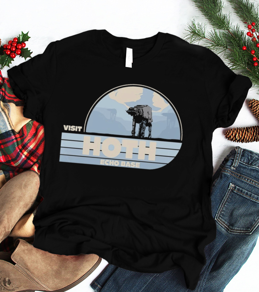 Visit Hoth Echo Base Star Wars AT AT Adventure T-Shirt