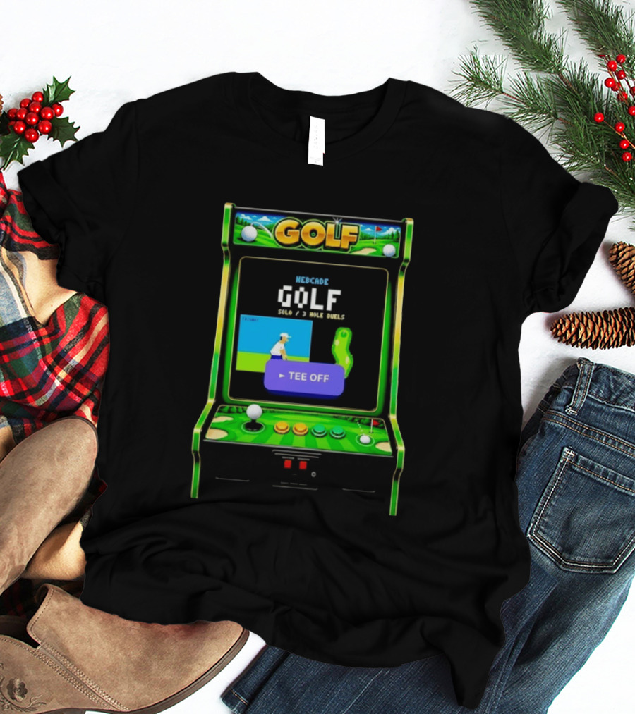 Webcade Golf Arcade Off Solo 3 Hole Duels T-Shirt