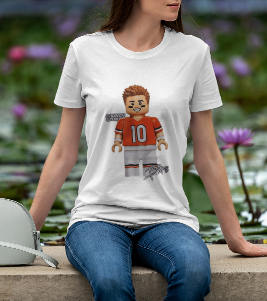 Denver Broncos Quarterback Bo Nix Launch Club 10 T-Shirt