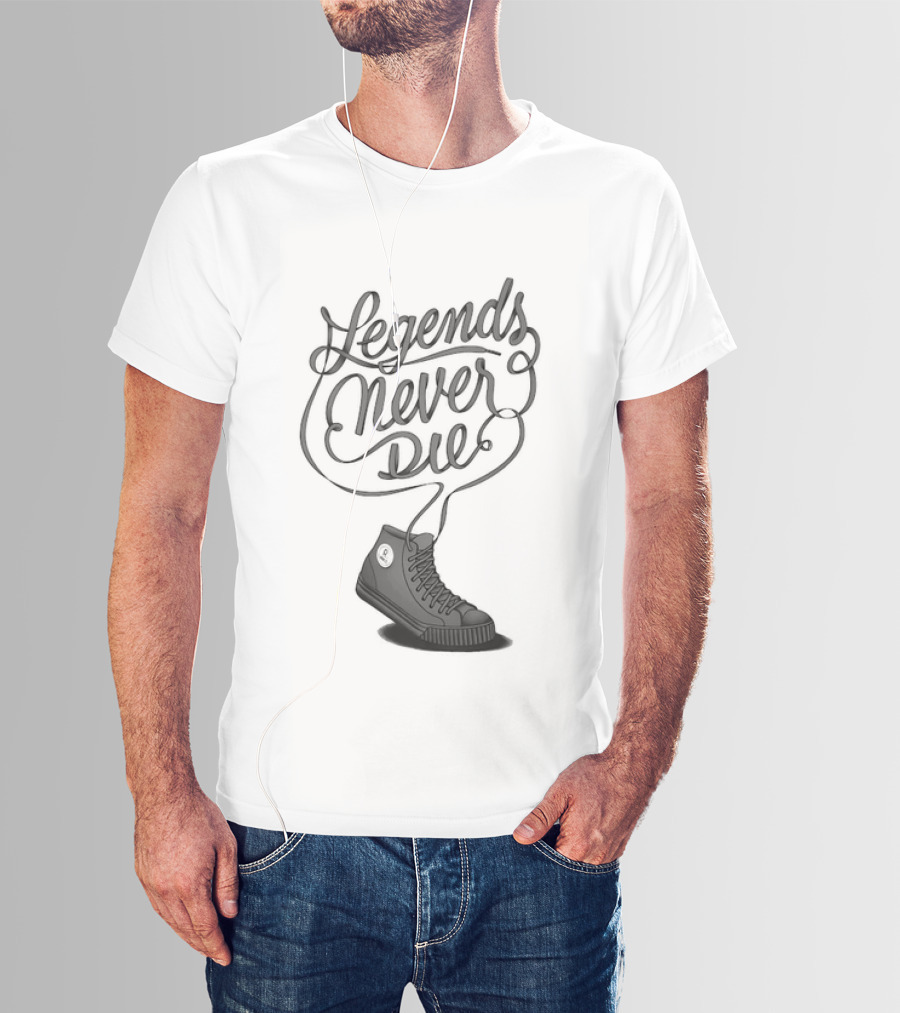 Legends Never Die High Top Classic Shoe T-Shirt