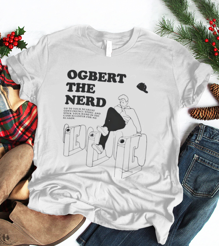Ogbert The Nerd Convenience Store Cash Register Mischief T-Shirt