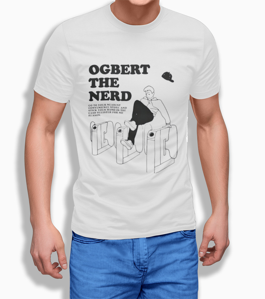 Ogbert The Nerd Convenience Store Cash Register Mischief T-Shirt