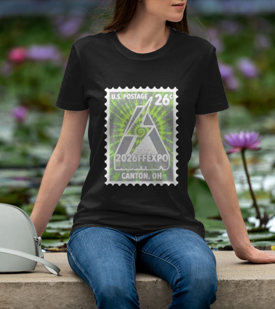 U.S. Postage 26c The Sports Affiliation 2026 FF Expo Canton OH Stamp T-Shirt