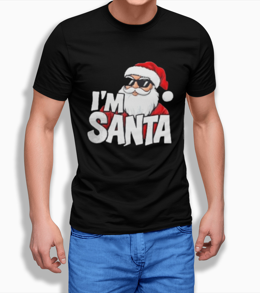 I'm Santa Sunglasses Cool Christmas Holiday T-Shirt