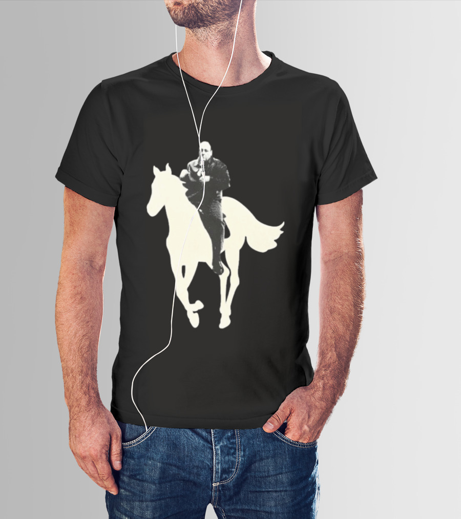 James Gandolfini The Sopranos Horse Riding T-Shirt