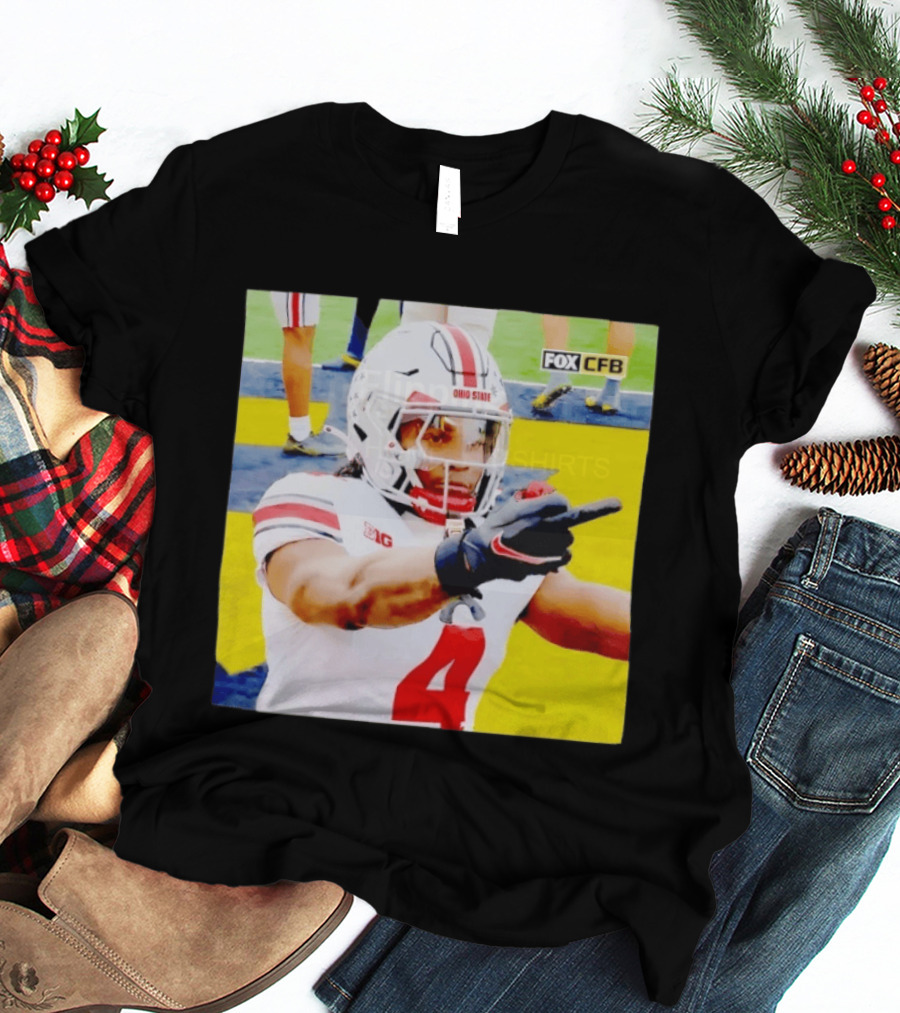 Ohio State Player Gesture Against Michigan Football T-Shirt