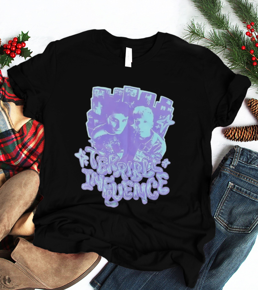 Terrible Influence Gerard Way Frank Iero Graphic Duo Purple T-Shirt