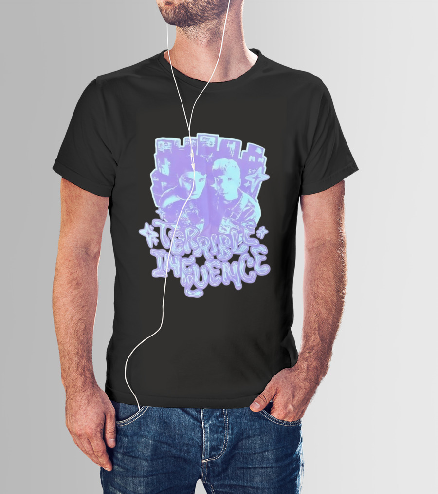 Terrible Influence Gerard Way Frank Iero Graphic Duo Purple T-Shirt