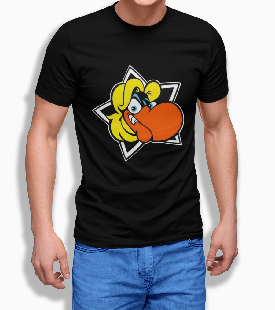 Looney Tunes Foghorn Leghorn Star Cartoon Character Face T-Shirt
