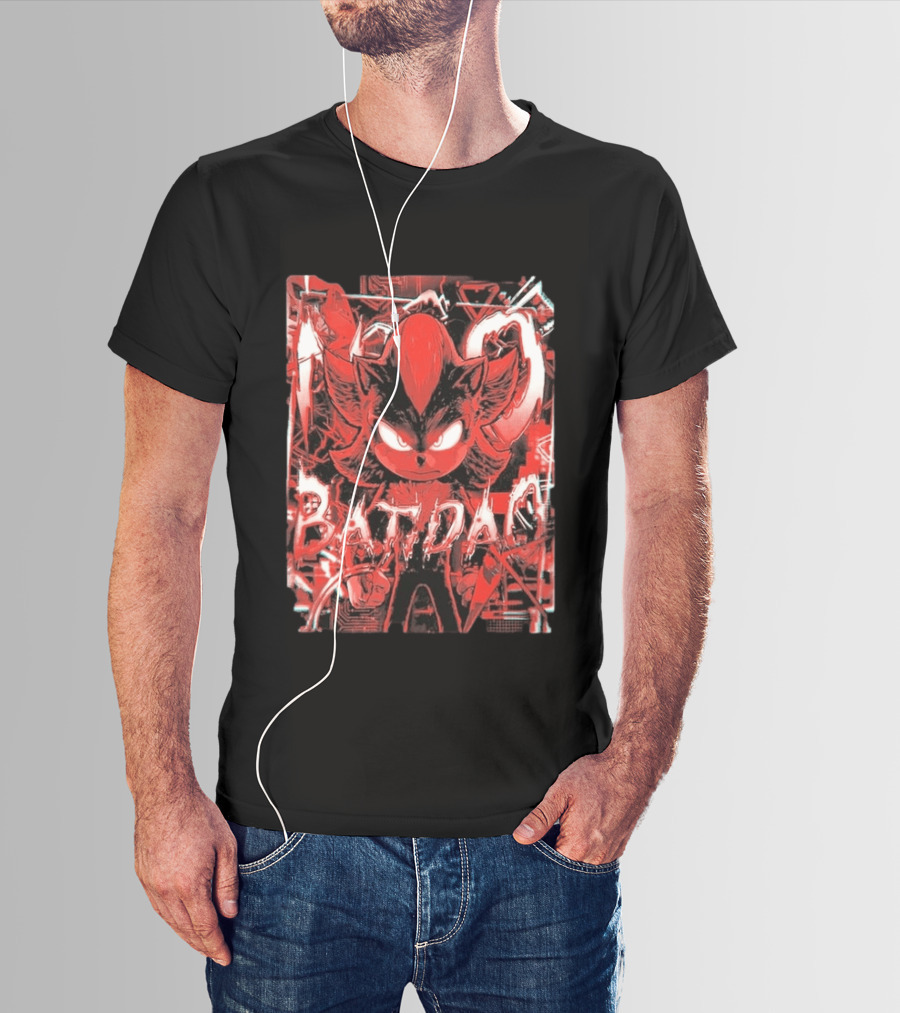 No Batidao Red Black Anime Character Energetic T-Shirt