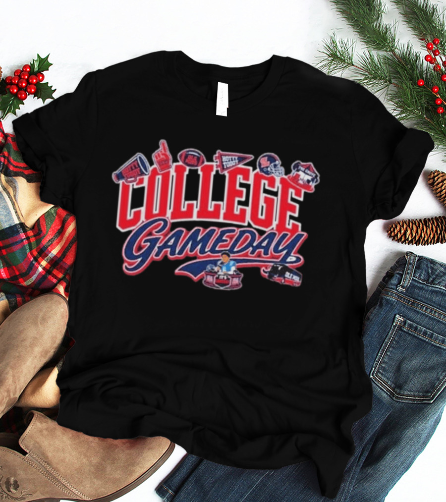 College Gameday Ole Miss September 19 2026 Football Tailgate Party T-Shirt