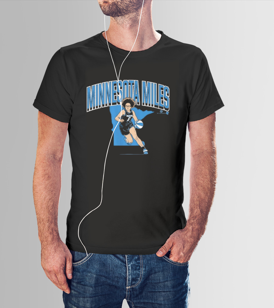 Minnesota Miles Basketball Player In Action T-Shirt