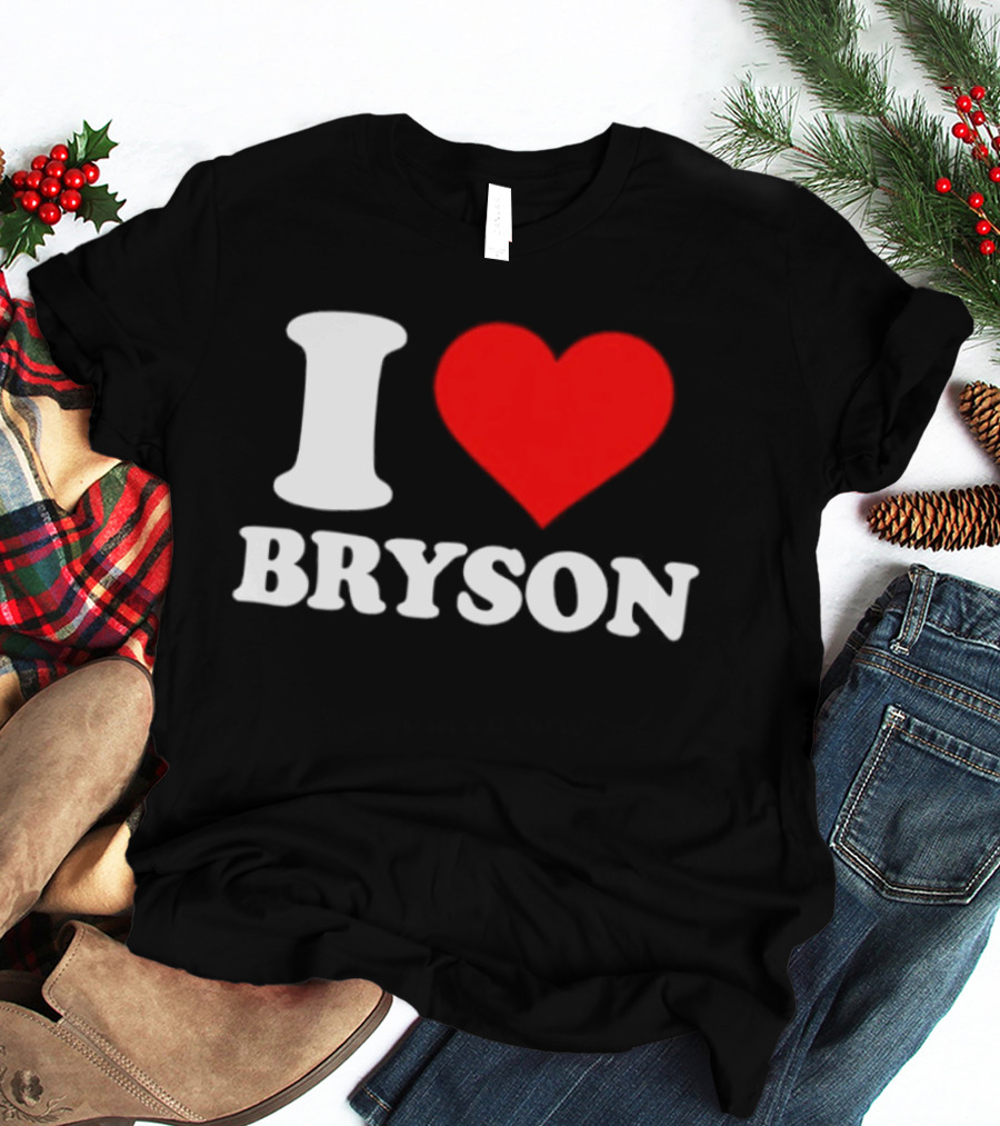 PGA Tour I Love Bryson Golf Professional Golfer T-Shirt