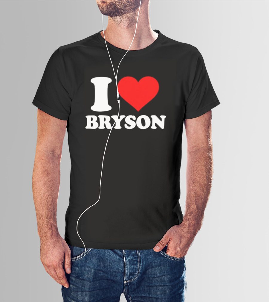 PGA Tour I Love Bryson Golf Professional Golfer T-Shirt