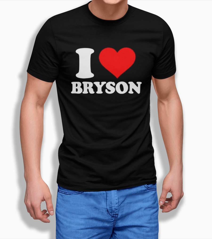 PGA Tour I Love Bryson Golf Professional Golfer T-Shirt