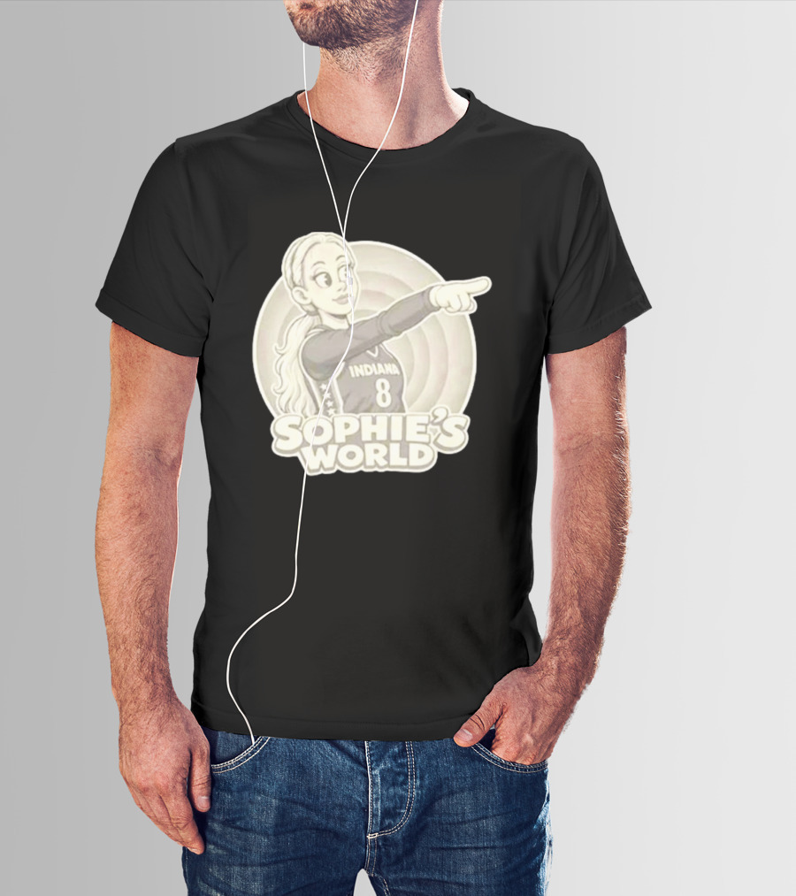 Indiana Fever Sophie's World 8 Basketball Swag T-Shirt