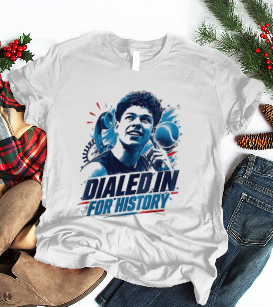Ben Shelton Dialed In For History Tennis US Open T-Shirt