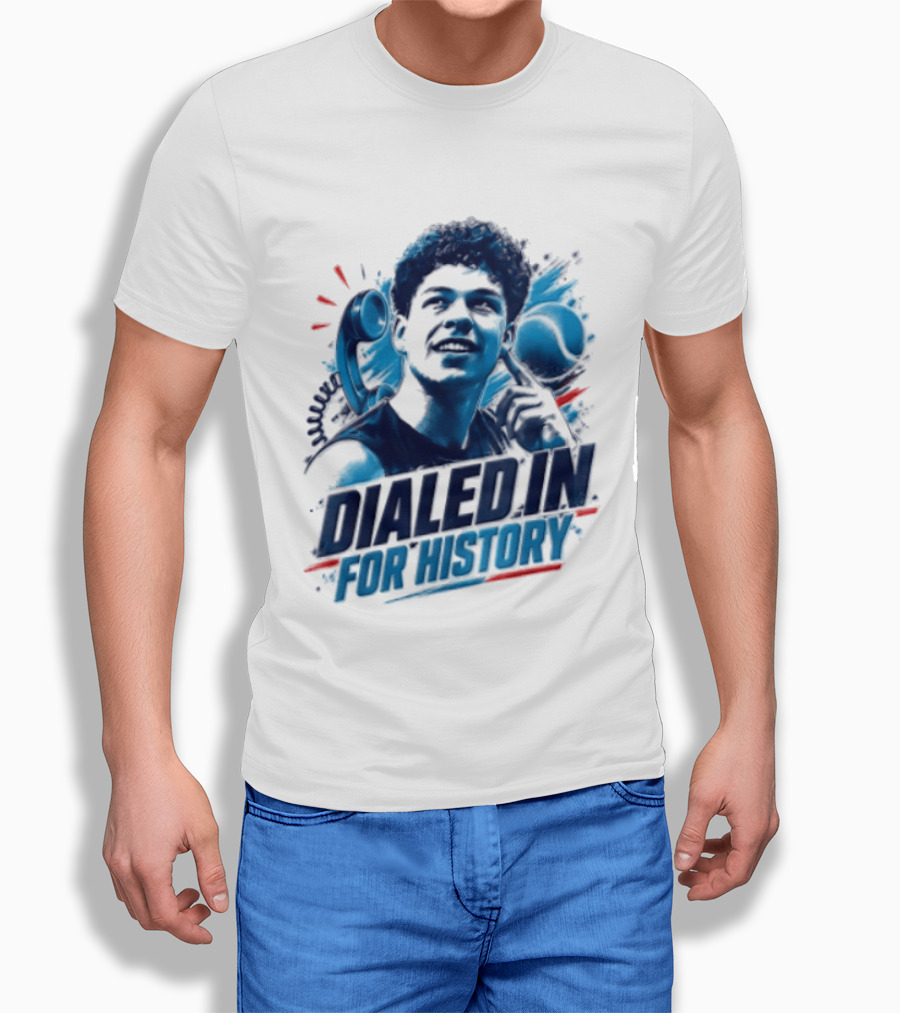 Ben Shelton Dialed In For History Tennis US Open T-Shirt