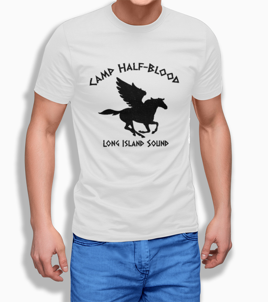 Camp Half Blood Pegasus Long Island Sound Halloween Costume T-Shirt