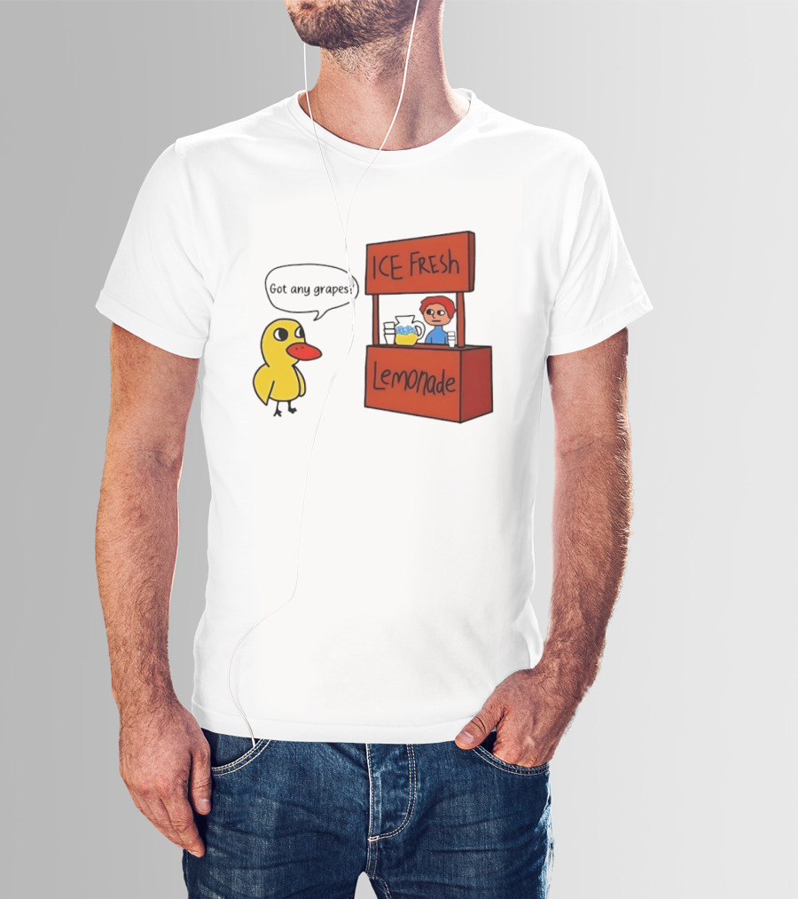 Got Any Grapes Duck Ice Fresh Lemonade Stand T-Shirt